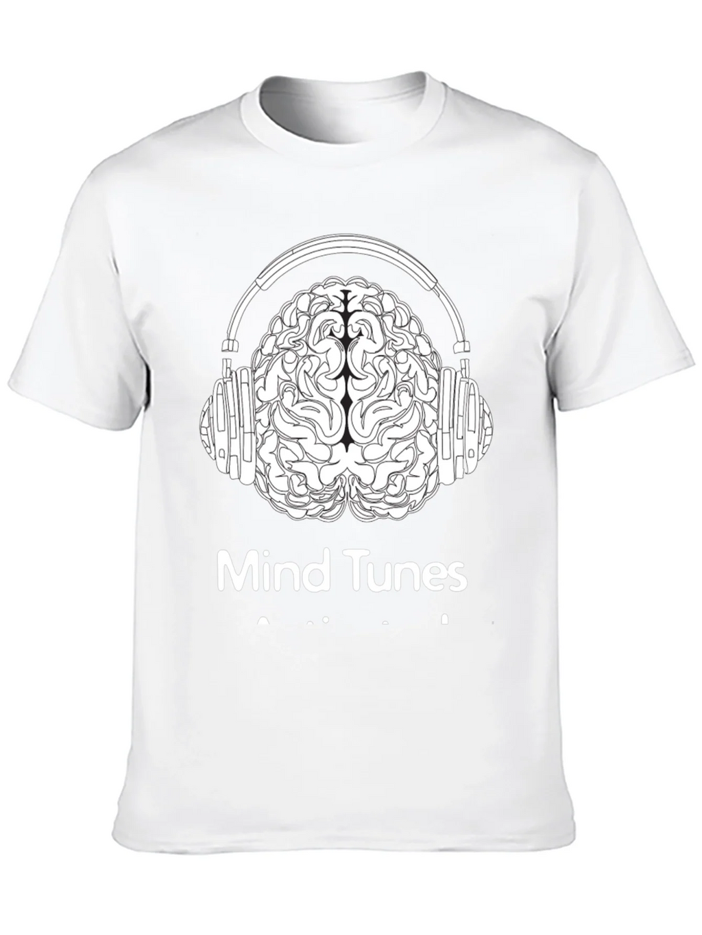 Mind Tunes Graphic T-Shirt - Music & Brains