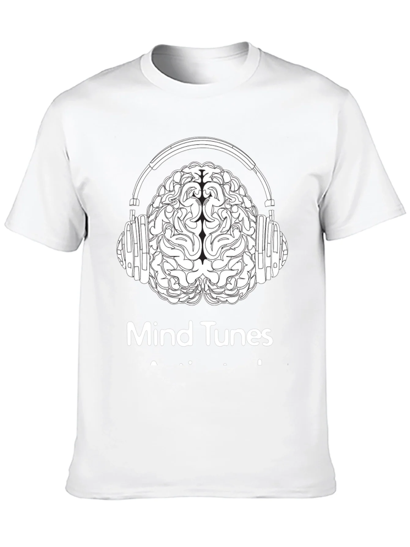 Mind Tunes Graphic T-Shirt - Music & Brains