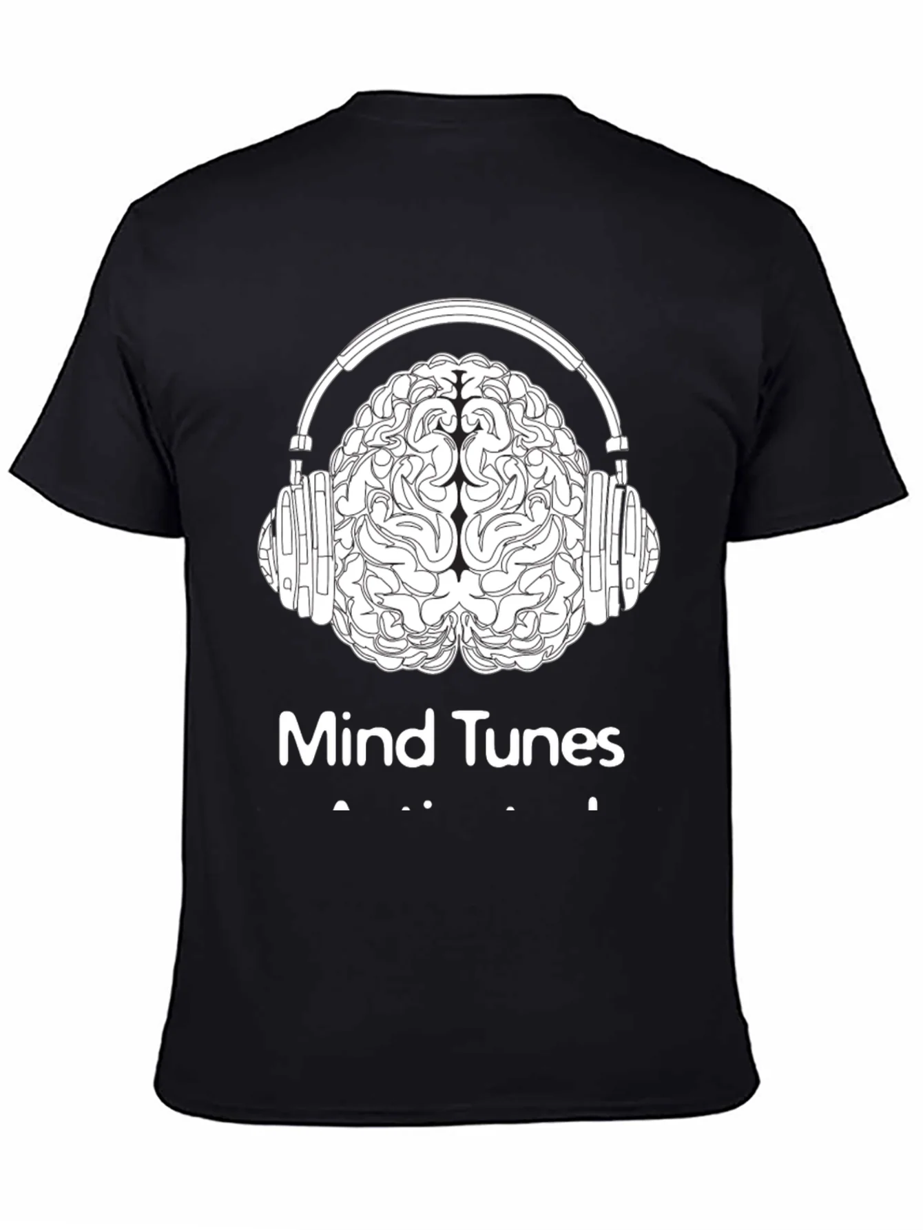 Mind Tunes Graphic T-Shirt - Music & Brains