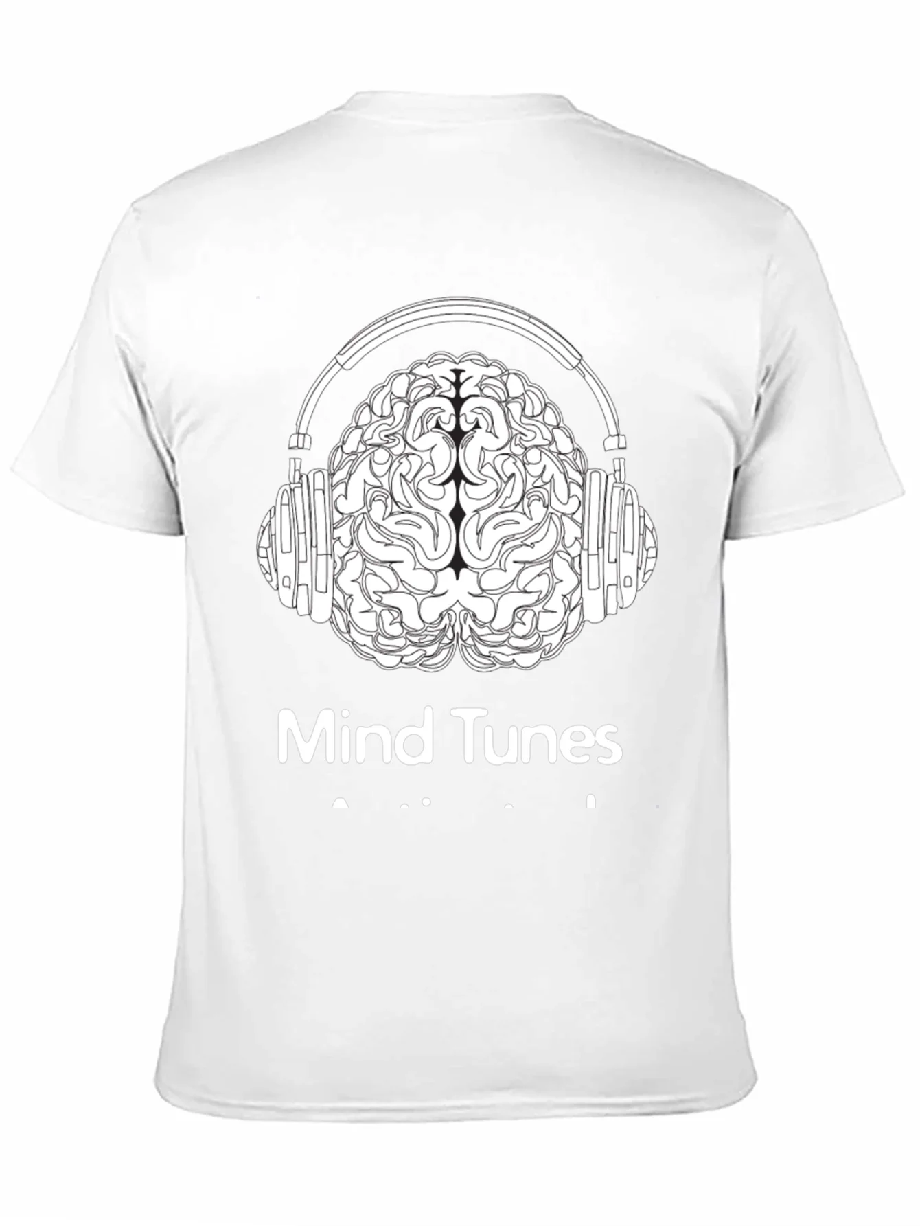 Mind Tunes Graphic T-Shirt - Music & Brains