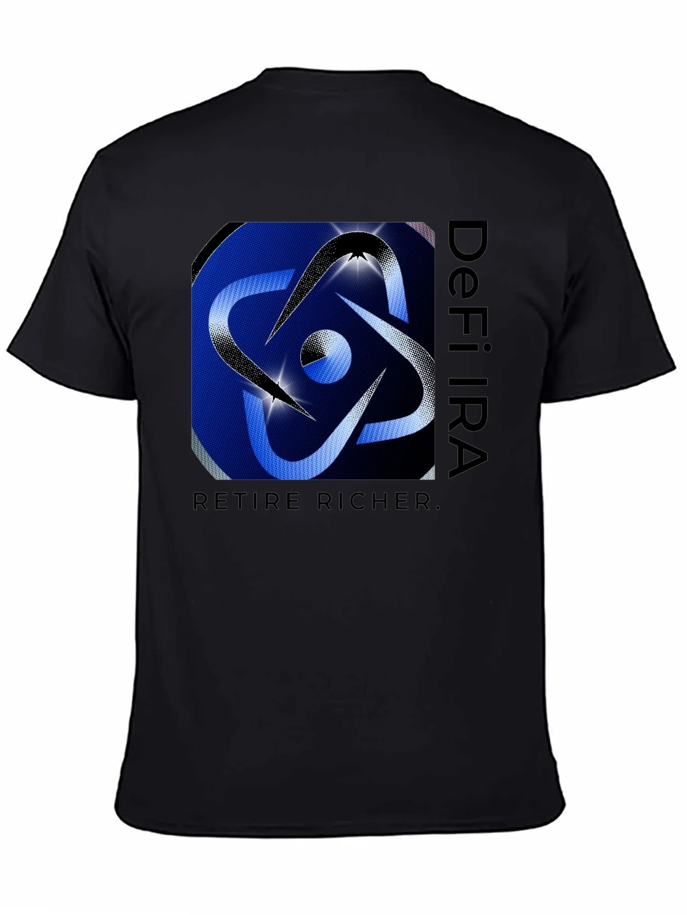 DeFi IRA Retire Richer Black T-Shirt