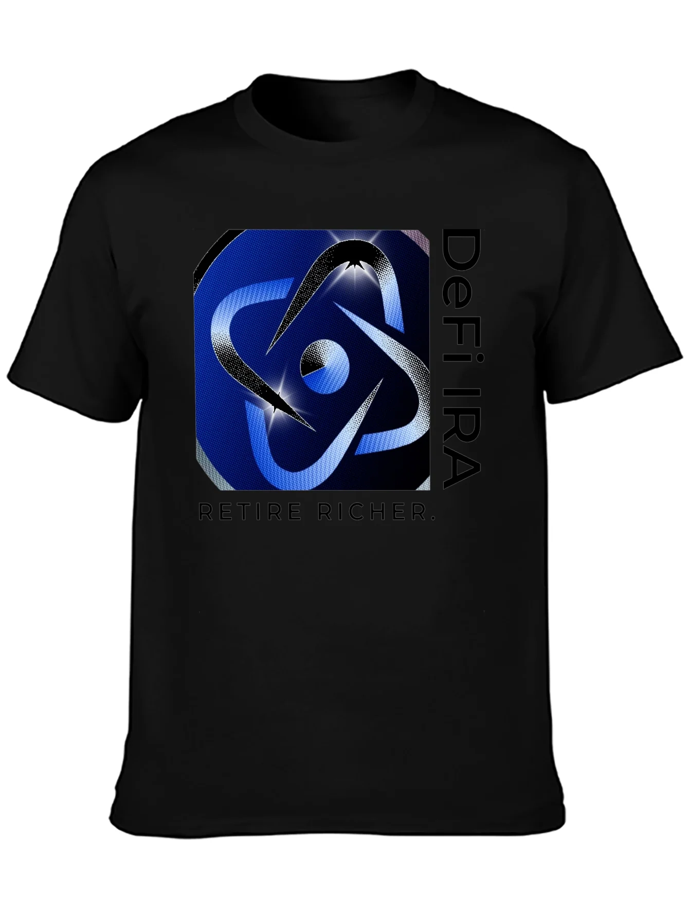 DeFi IRA Retire Richer Black T-Shirt