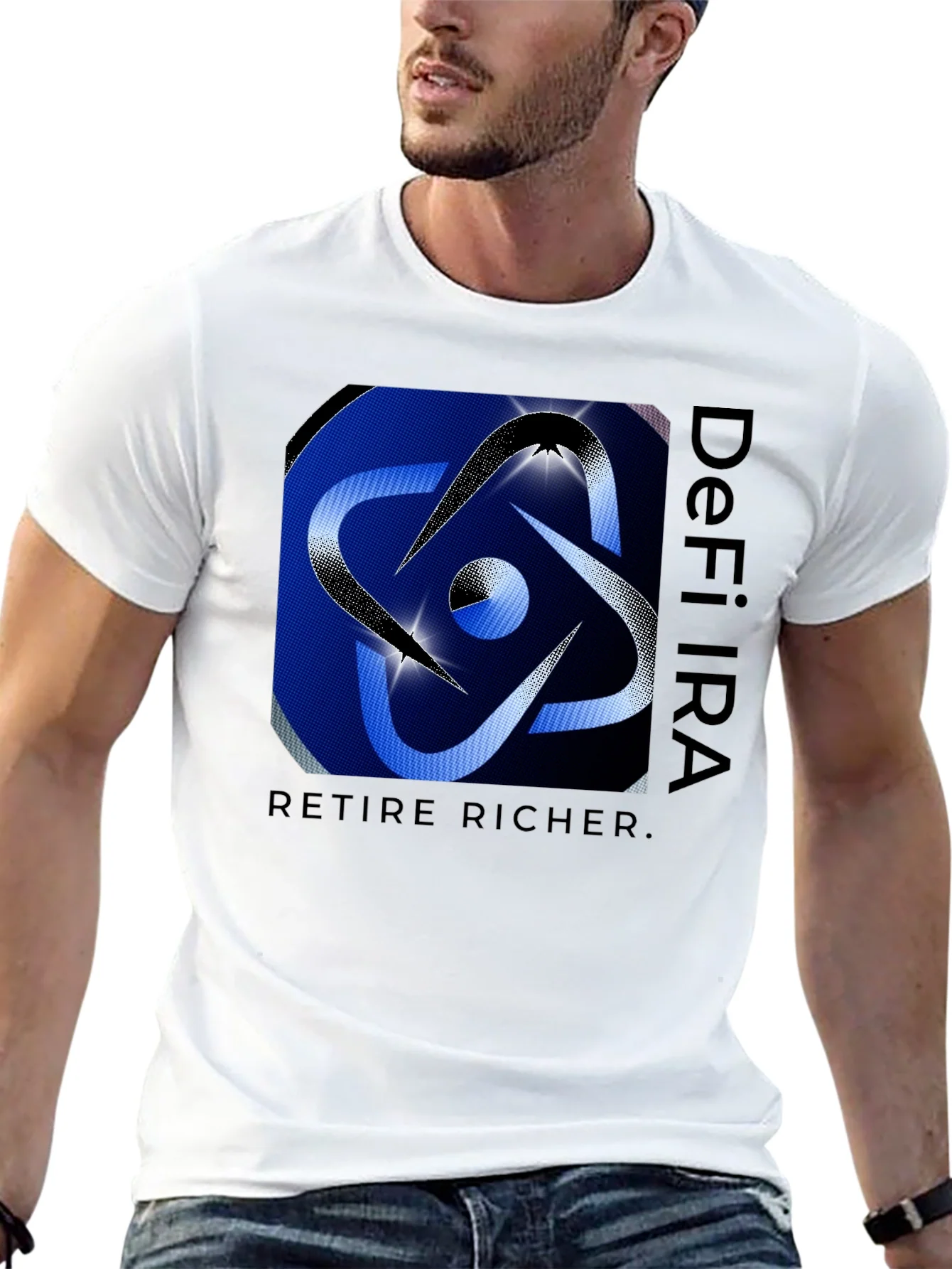 DeFi IRA Retire Richer Black T-Shirt