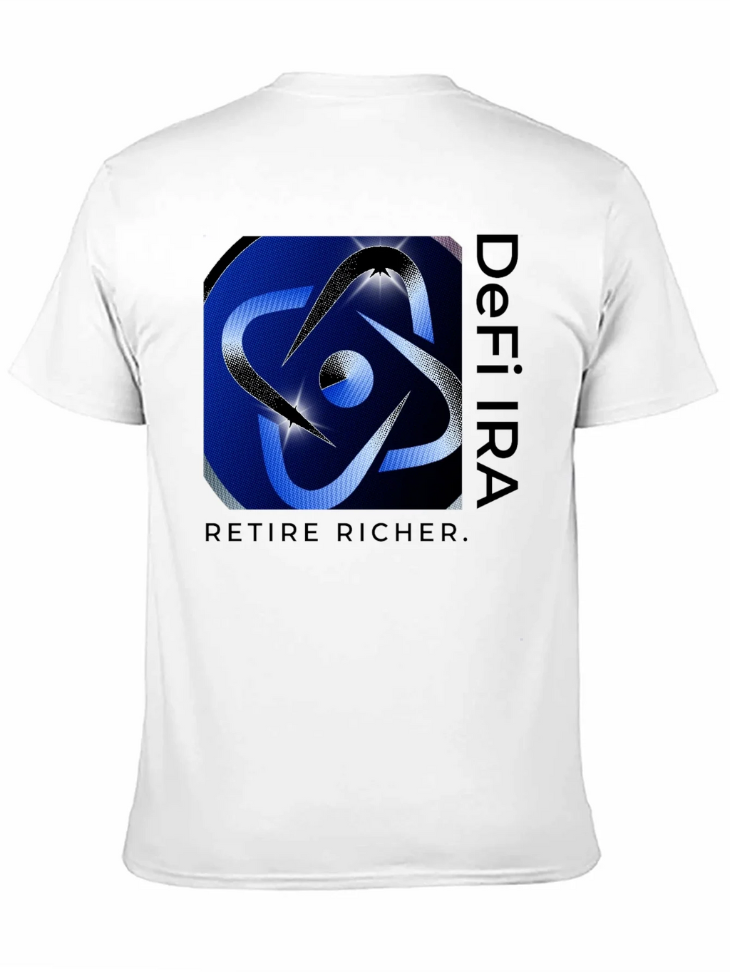 DeFi IRA Retire Richer Black T-Shirt