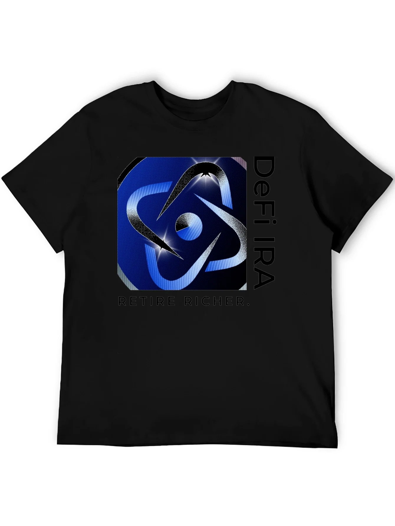 DeFi IRA Retire Richer Black T-Shirt