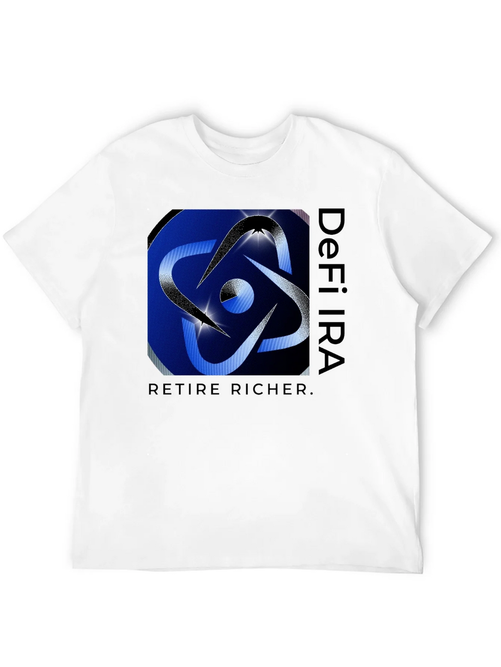 DeFi IRA Retire Richer Black T-Shirt