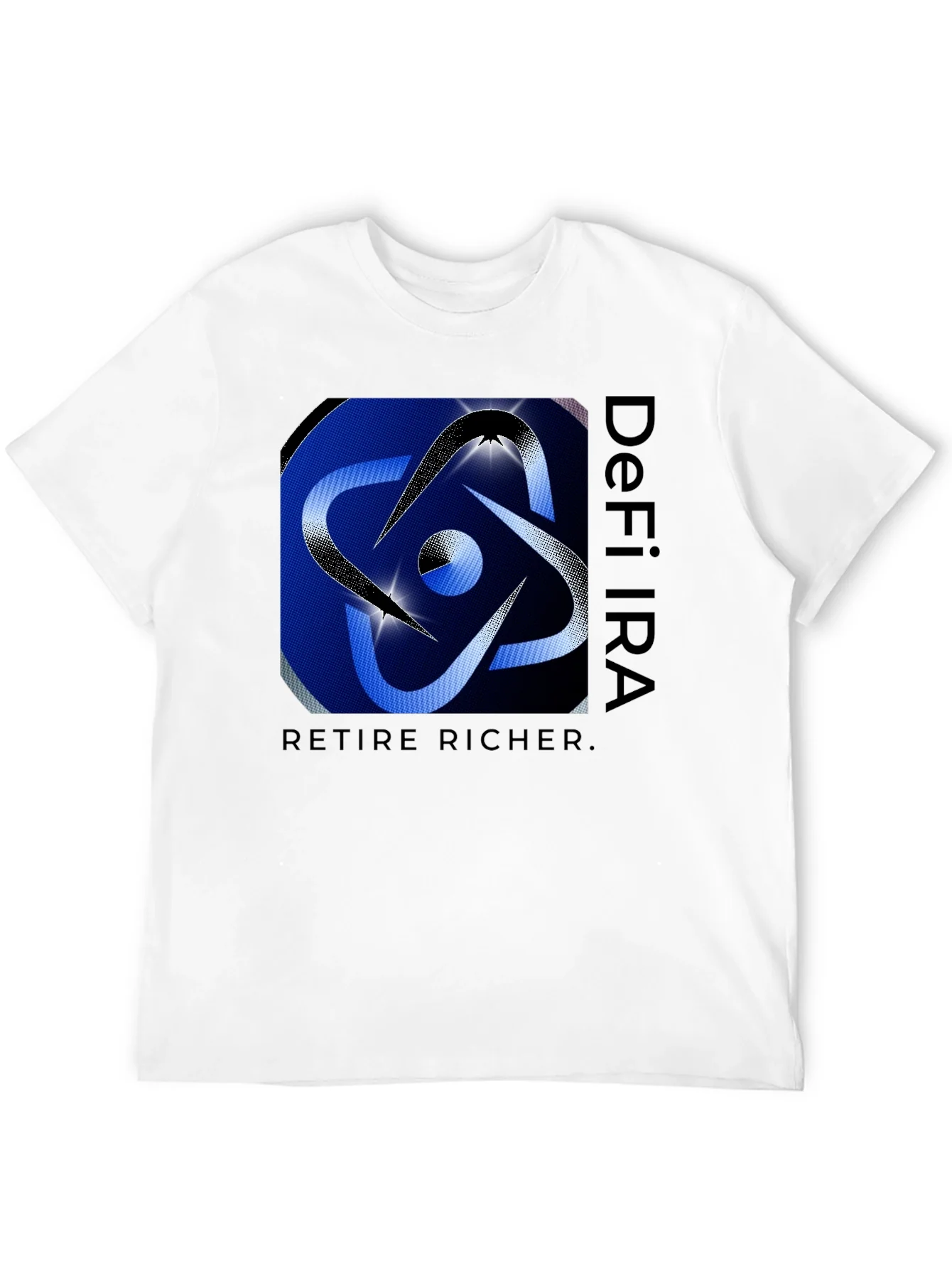 DeFi IRA Retire Richer Black T-Shirt