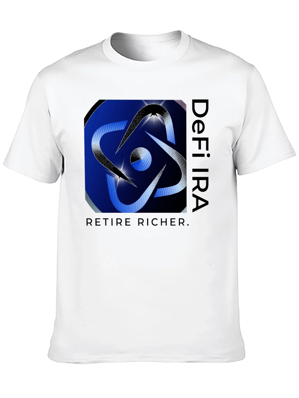 DeFi IRA Retire Richer Black T-Shirt