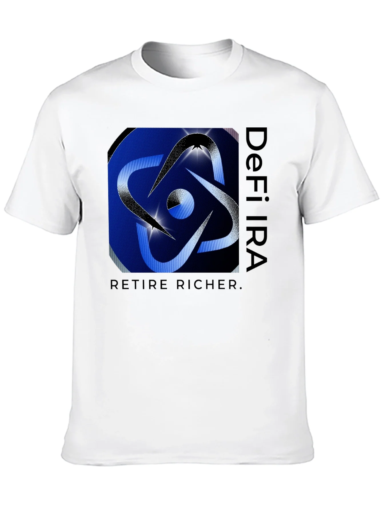 DeFi IRA Retire Richer Black T-Shirt