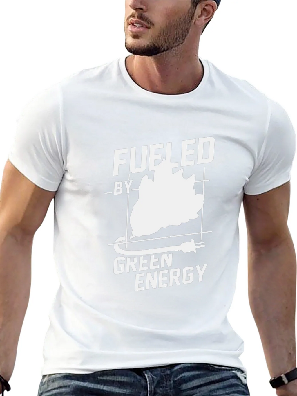 Fueled by Green Energy Black T-Shirt