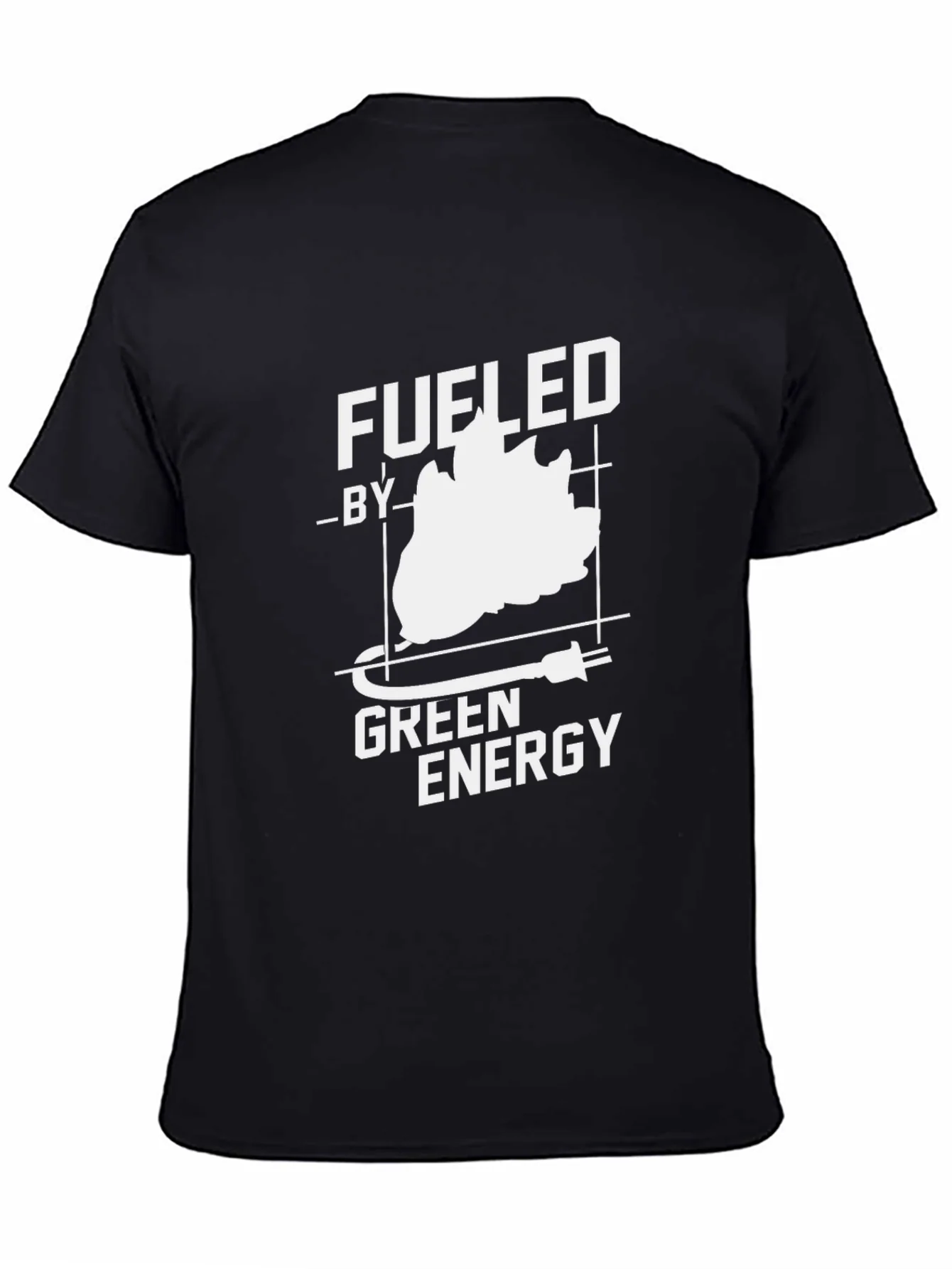 Fueled by Green Energy Black T-Shirt