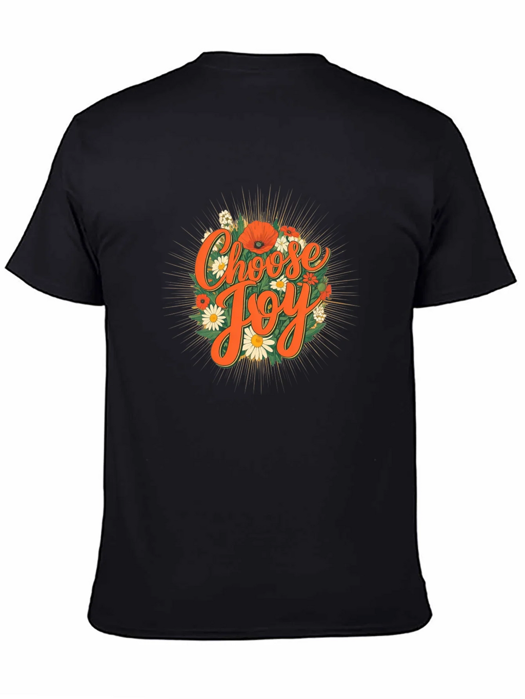 Choose Joy Floral Graphic Tee - Positive Vibes