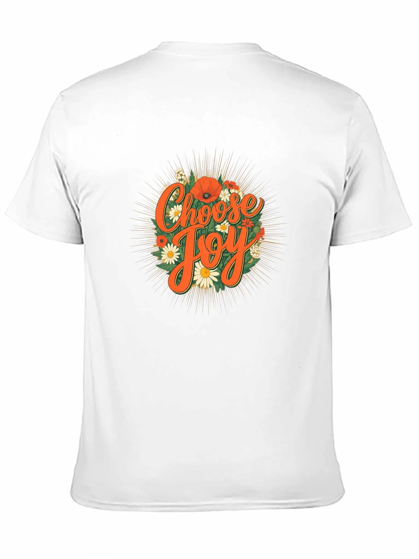 Choose Joy Floral Graphic Tee - Positive Vibes