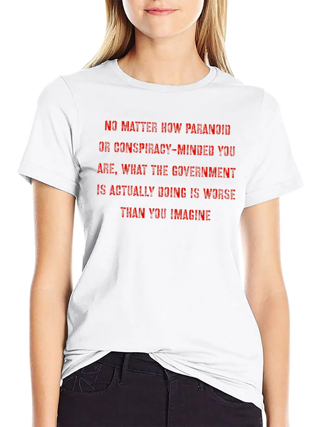 Paranoid Conspiracy Minded Graphic Tee