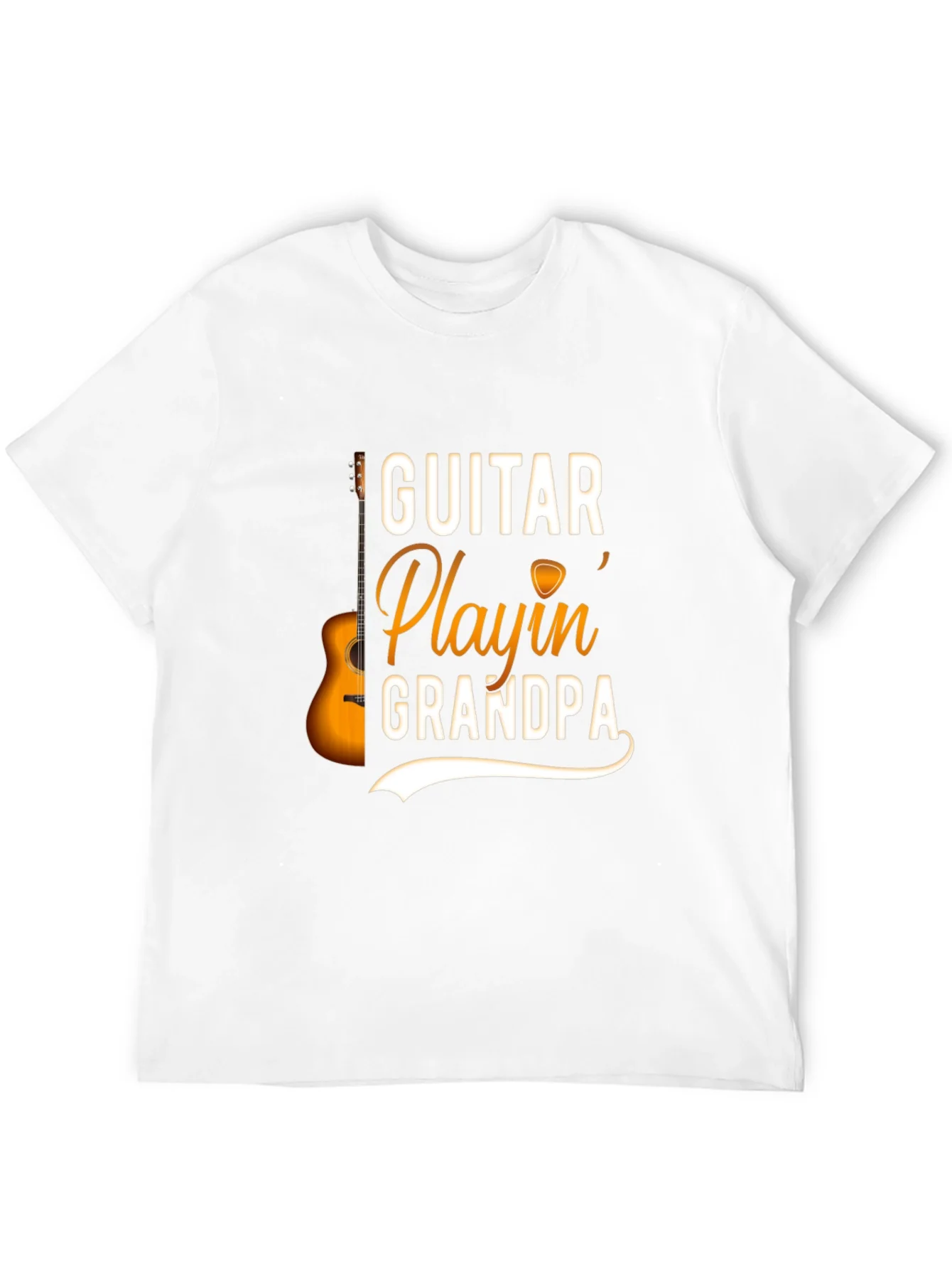 Guitar Playin Grandpa T-Shirt - Music Lover Gift