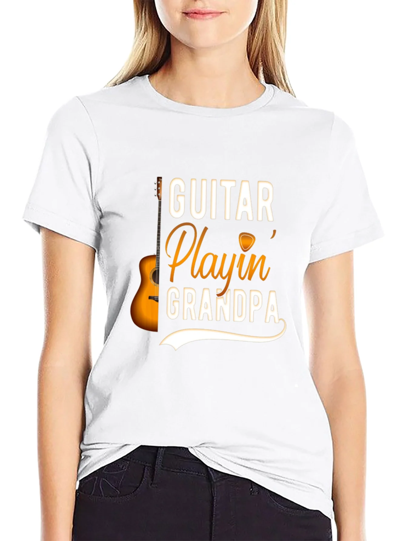 Guitar Playin Grandpa T-Shirt - Music Lover Gift