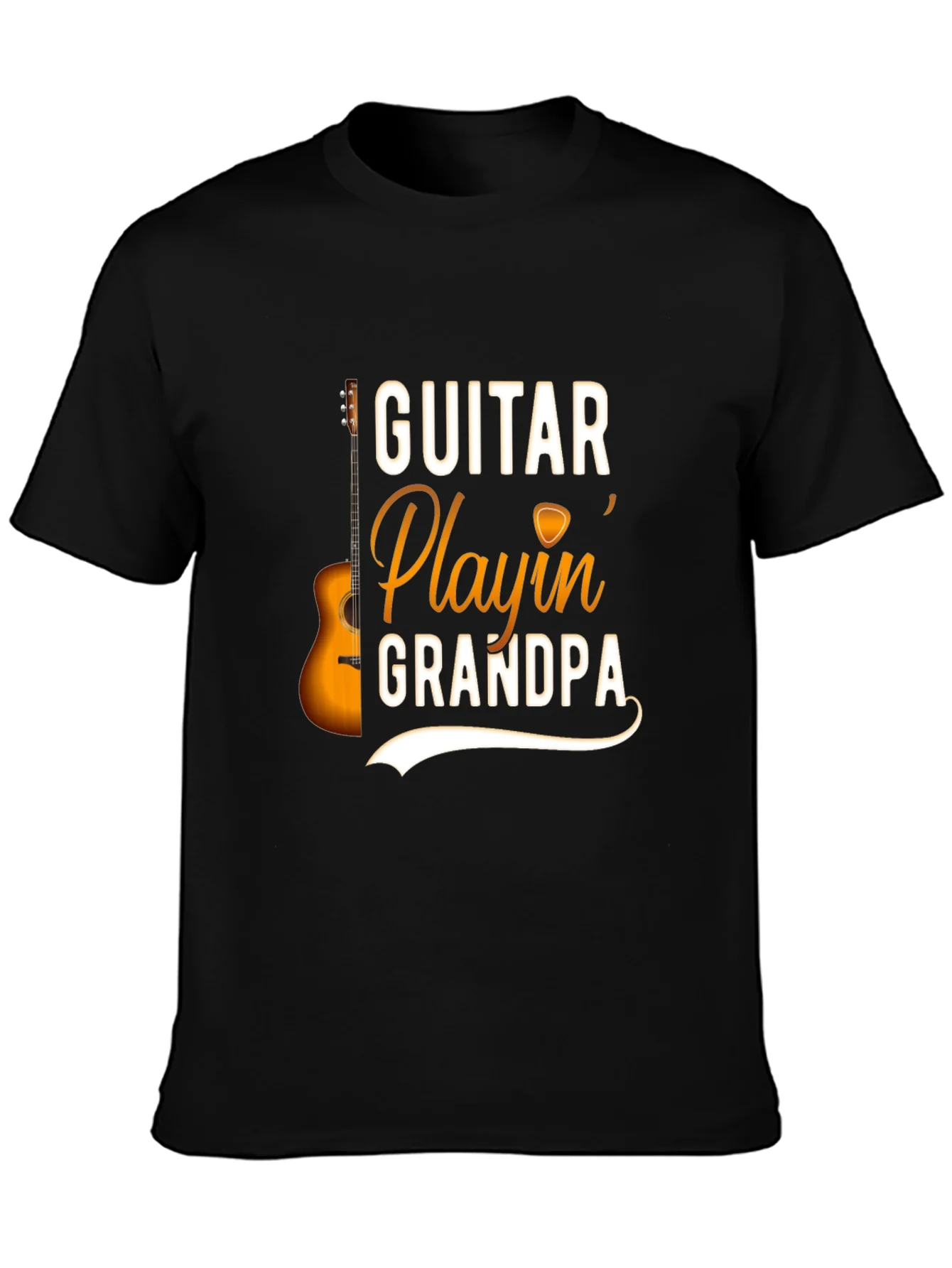 Guitar Playin Grandpa T-Shirt - Music Lover Gift