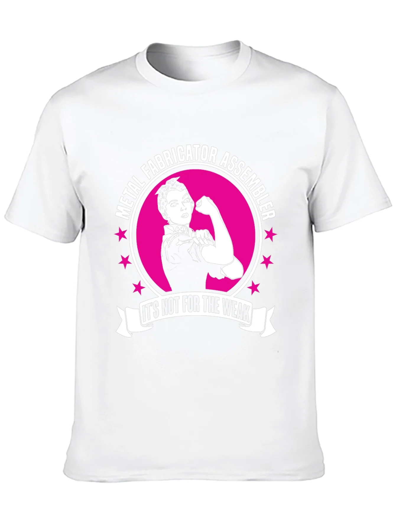 Metal Fabricator Assembler Rosie The Riveter Style T-Shirt