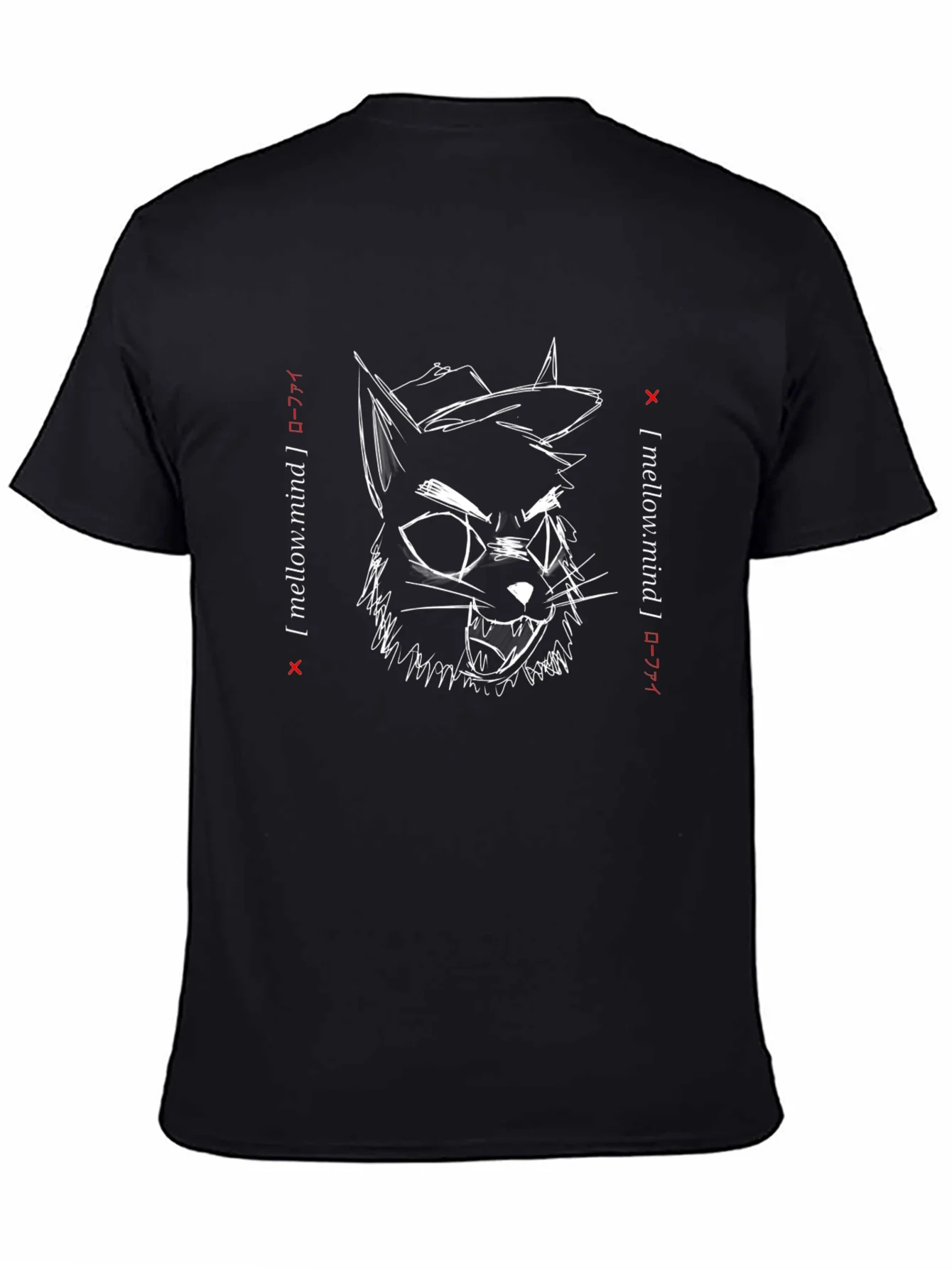 Mellow Mind Graphic Tee - Cool Cat T-Shirt