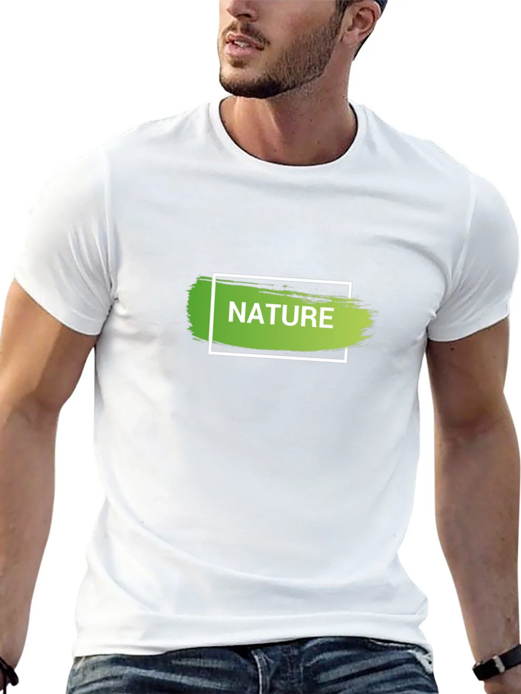 Nature Graphic T-Shirt - Stylish Mens Tee