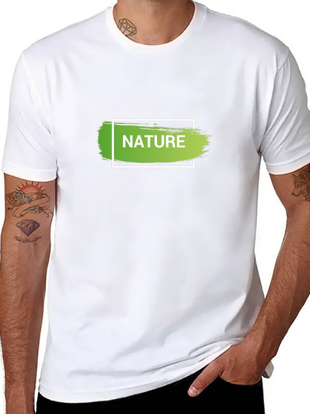 Nature Graphic T-Shirt - Stylish Mens Tee