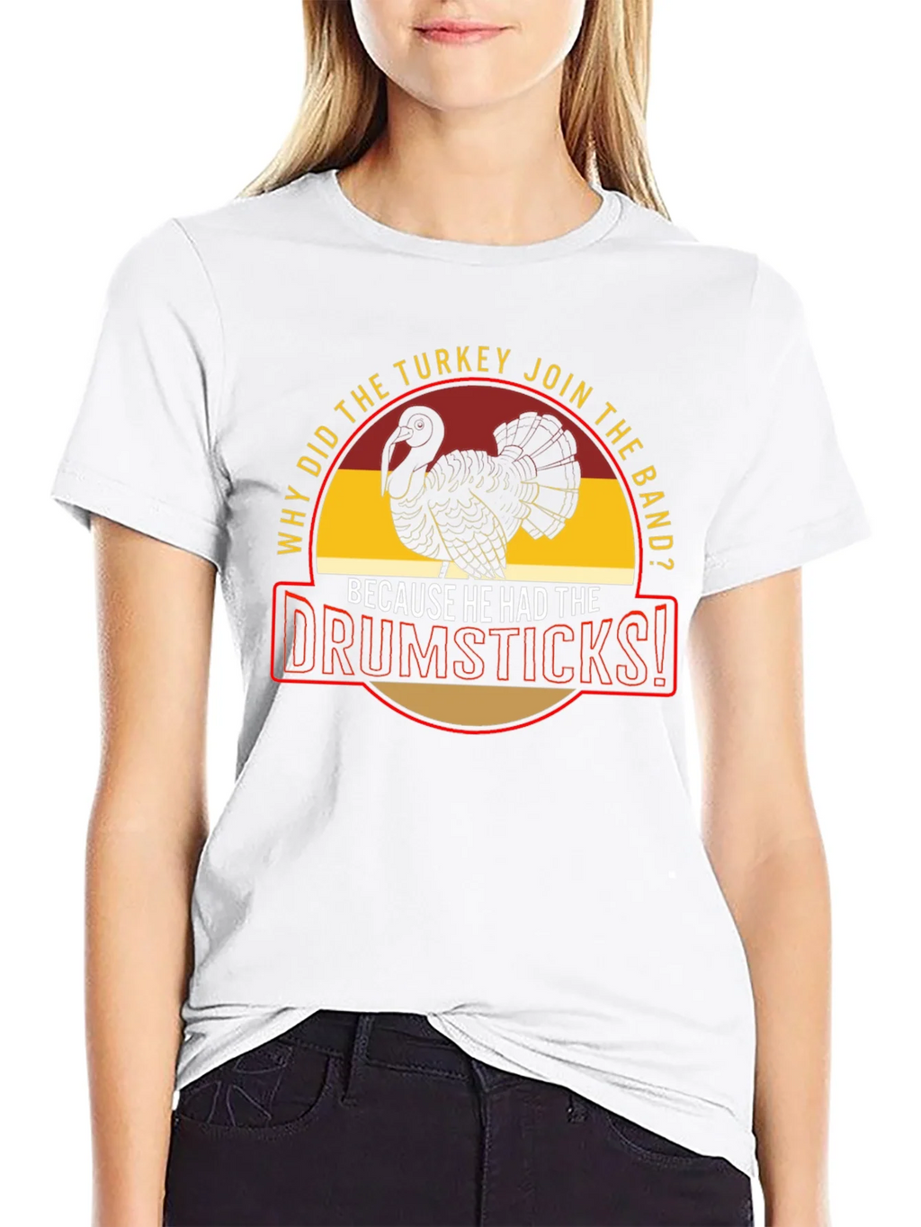 Turkey Drumsticks Band Humor Graphic Tee