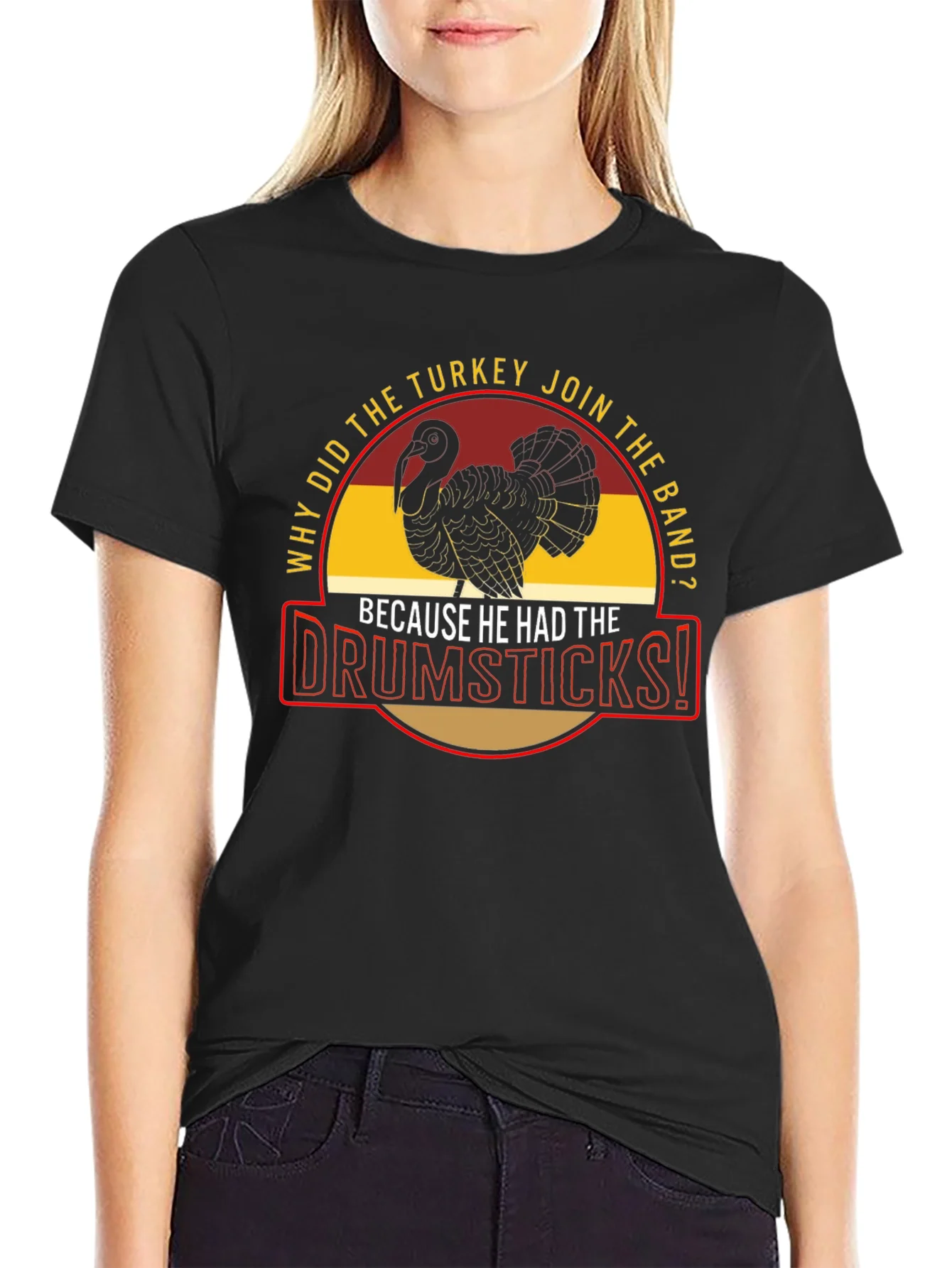 Turkey Drumsticks Band Humor Graphic Tee
