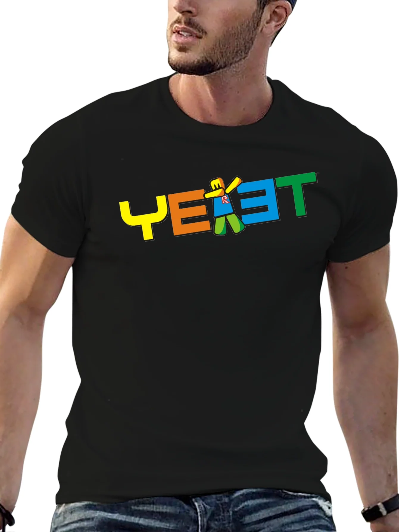 YEAT Logo Black T-Shirt