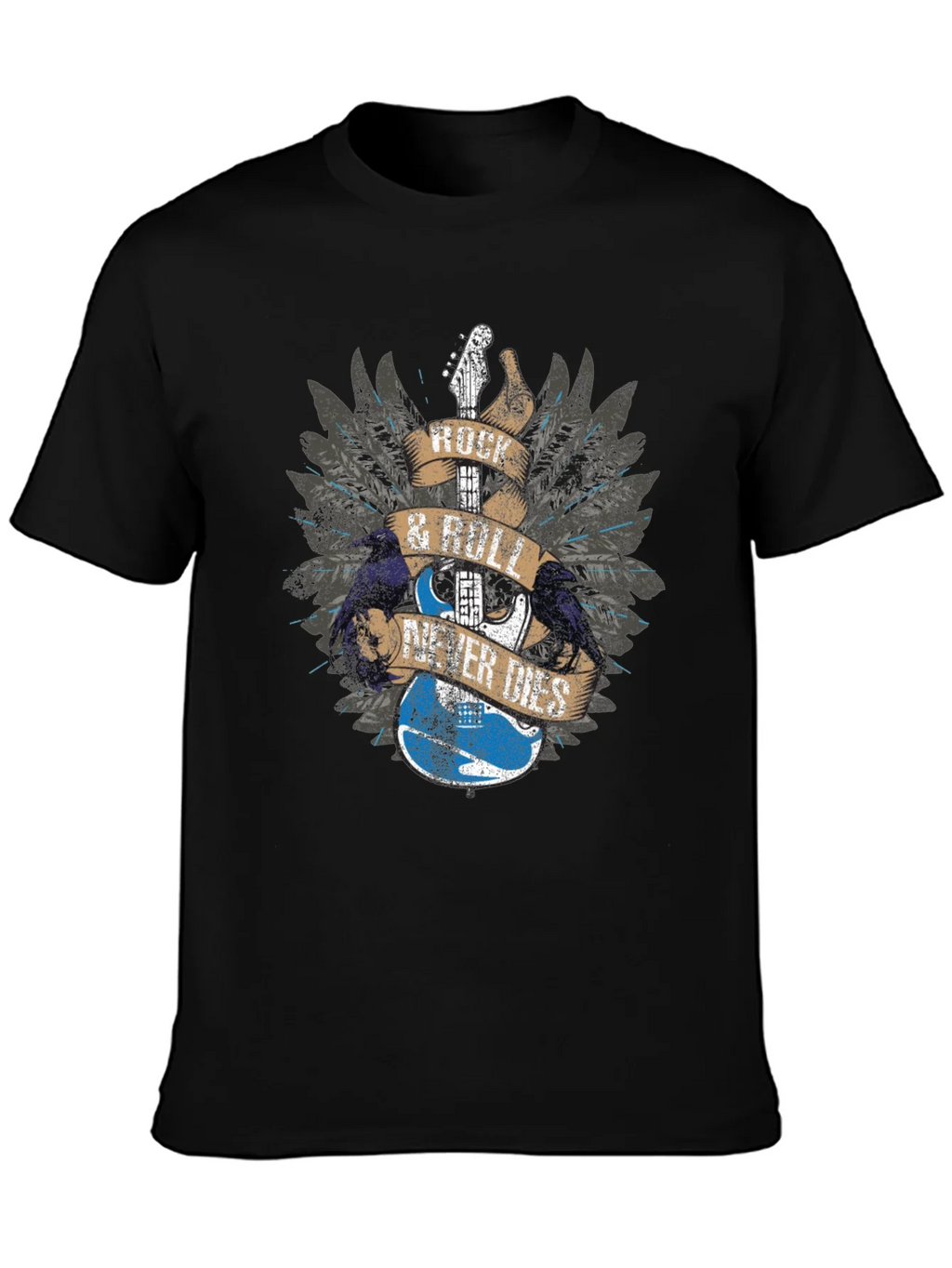 Rock & Roll Never Dies Graphic Tee