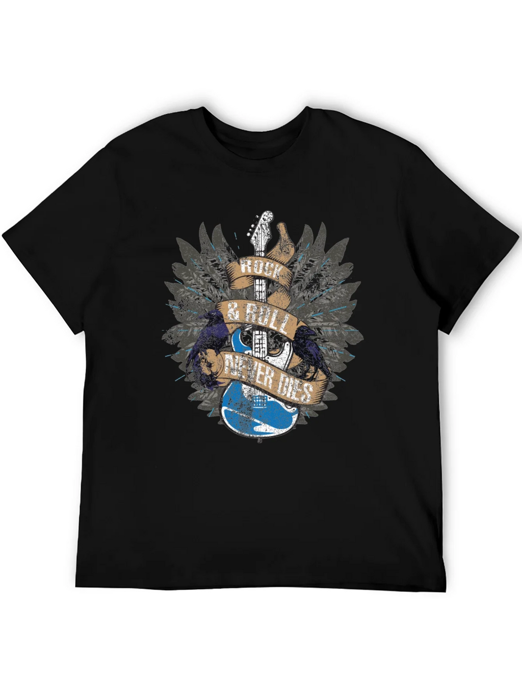 Rock & Roll Never Dies Graphic Tee