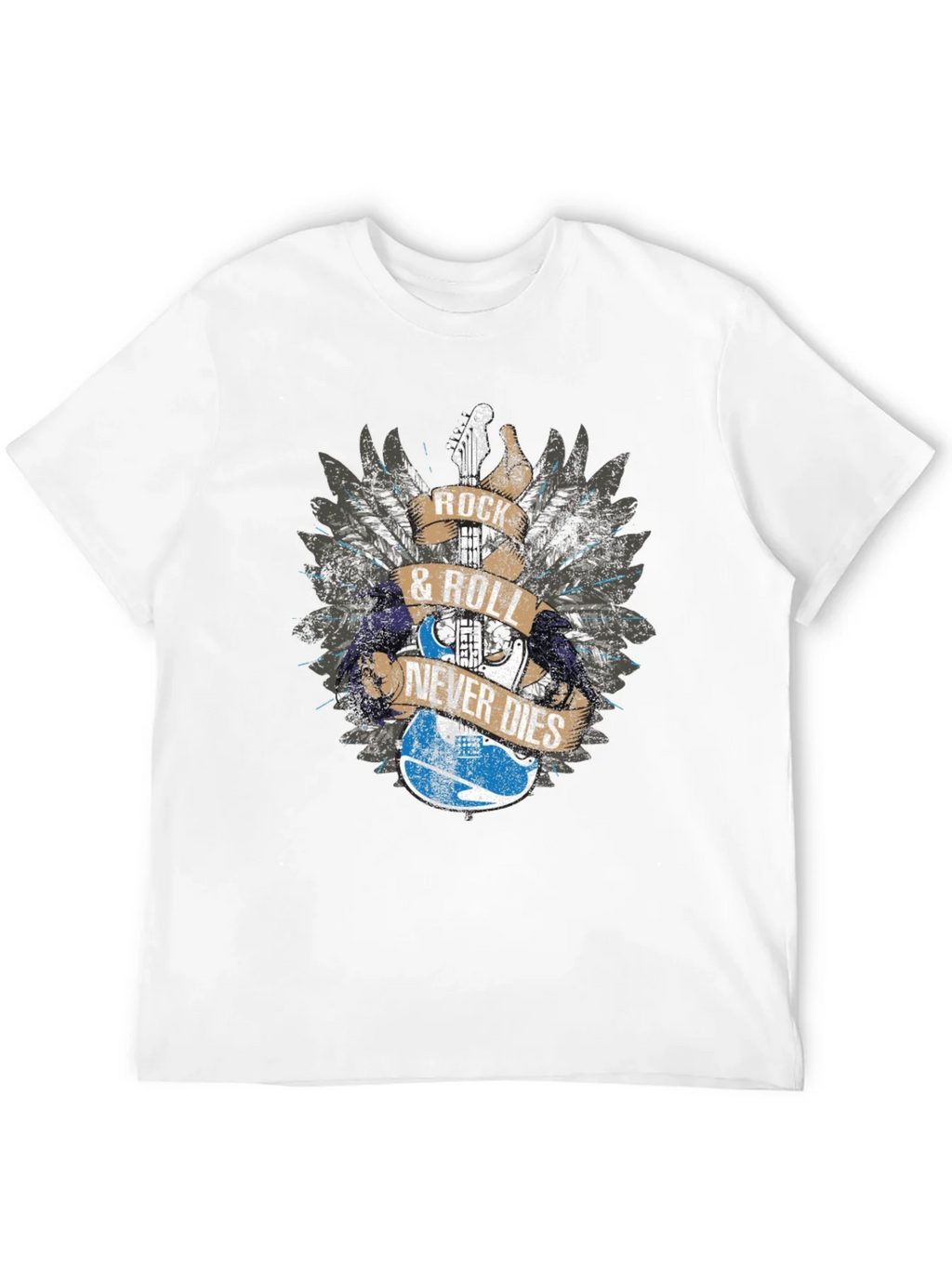 Rock & Roll Never Dies Graphic Tee