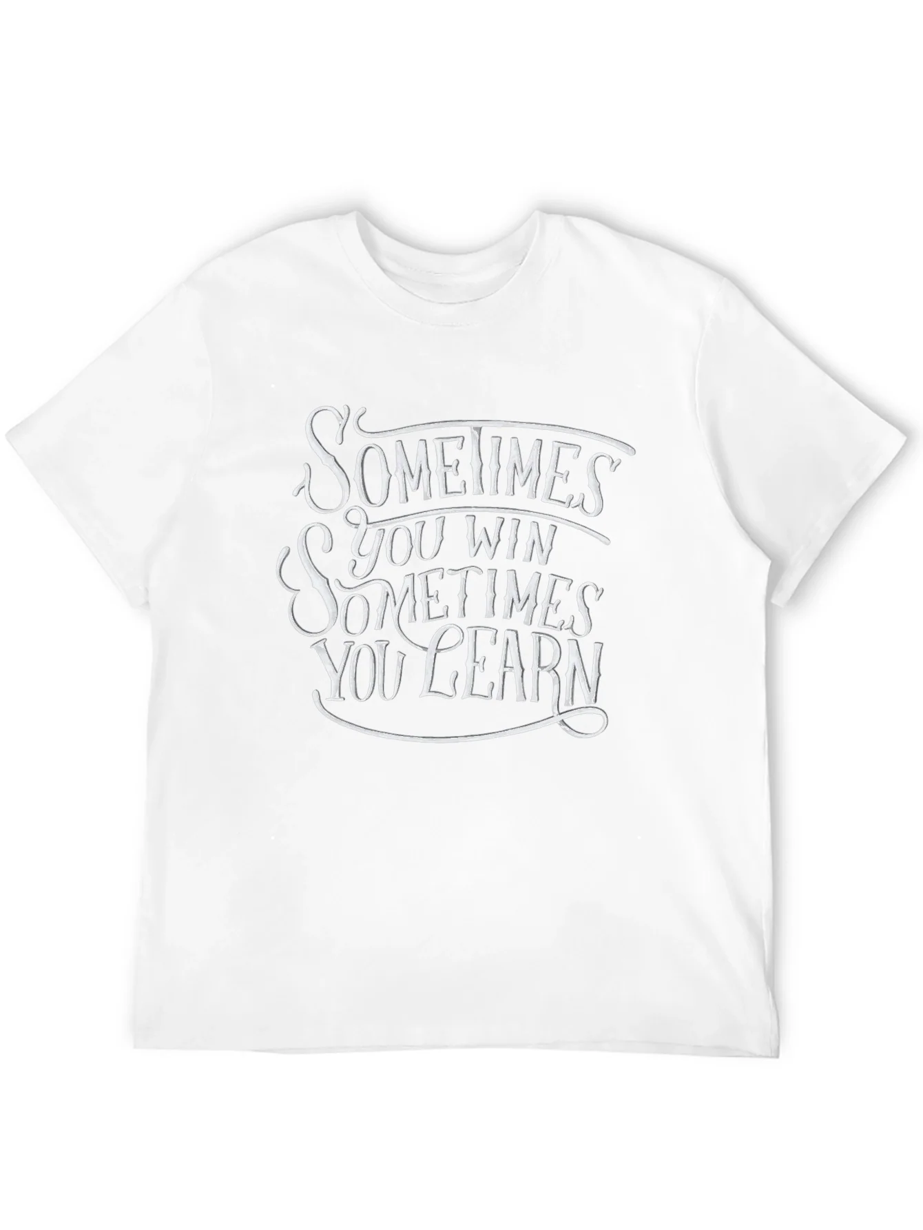 Sometimes You Win Graphic Tee - Black