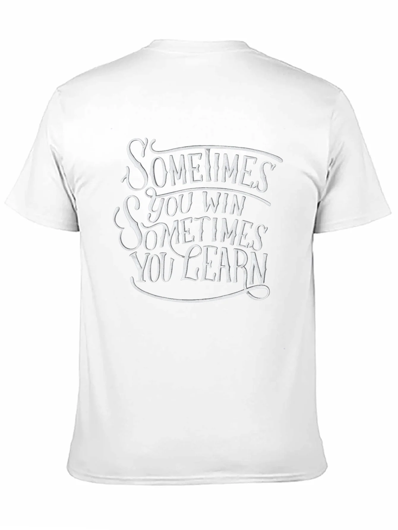 Sometimes You Win Graphic Tee - Black