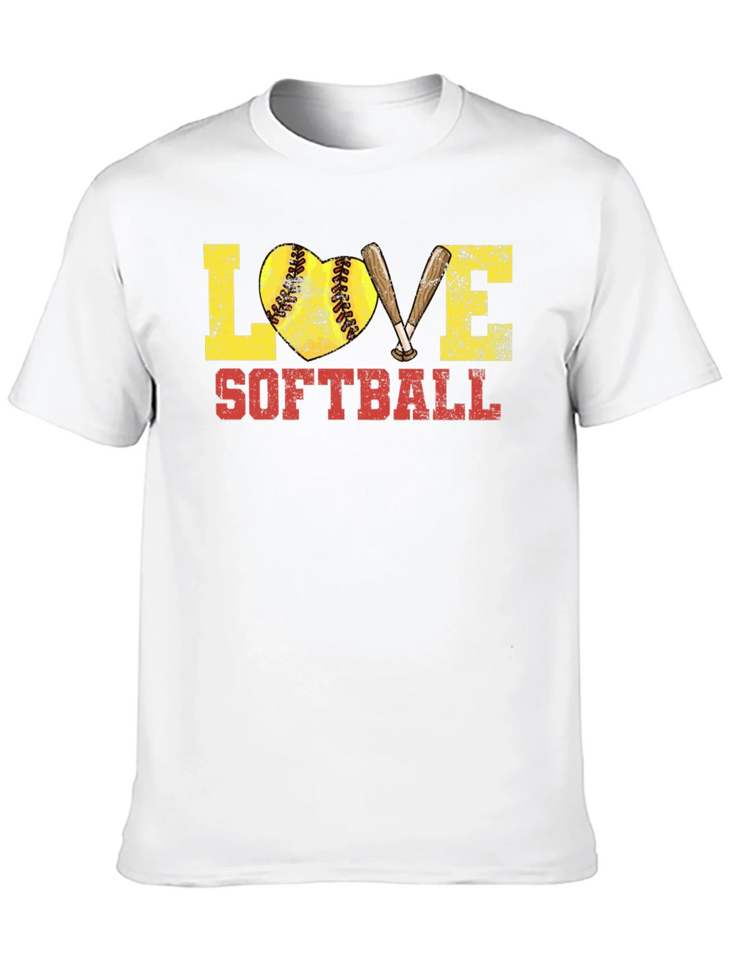 Love Softball Graphic T-Shirt