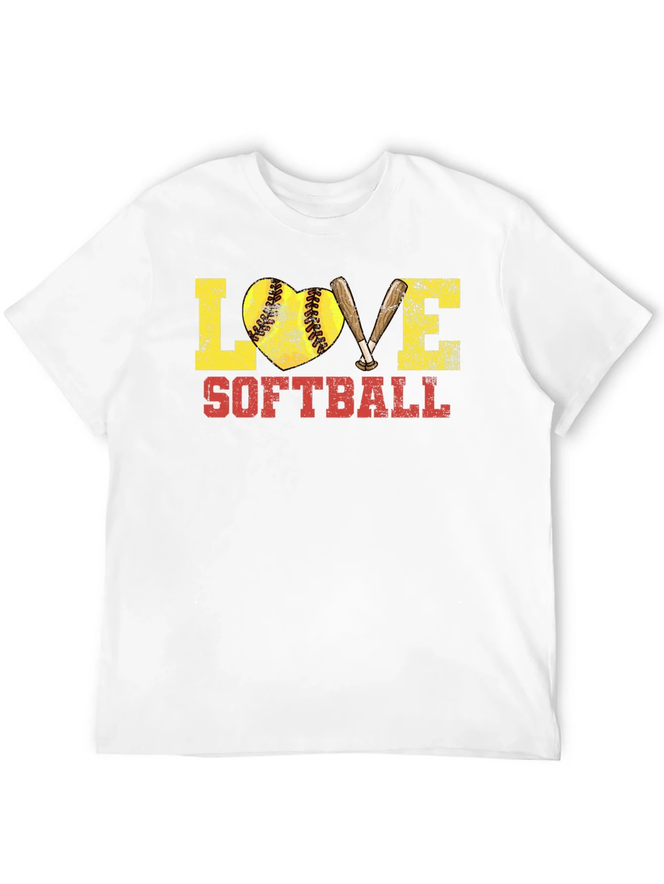 Love Softball Graphic T-Shirt