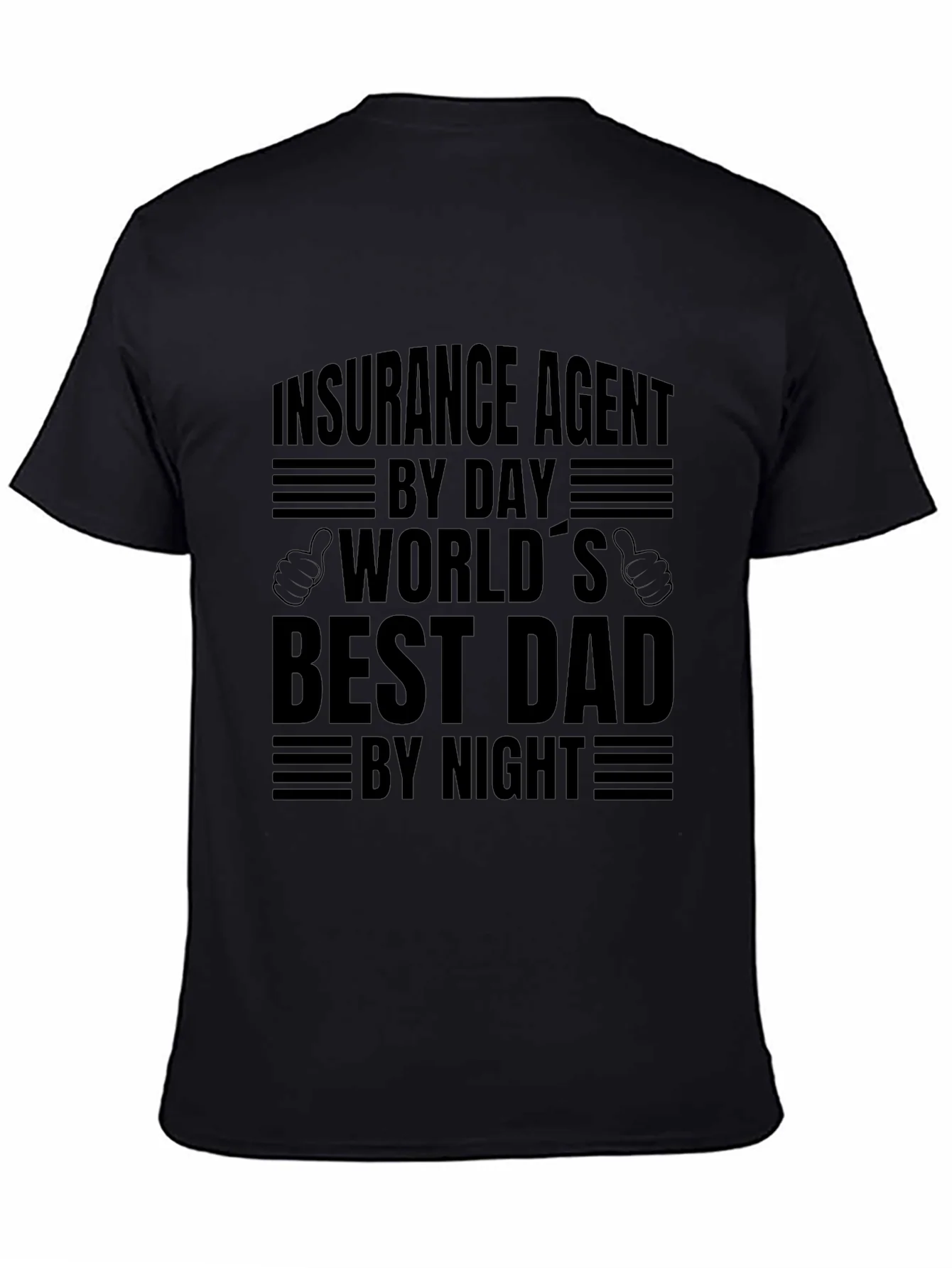 Insurance Agent Dad T-Shirt - Best Dad By Night!