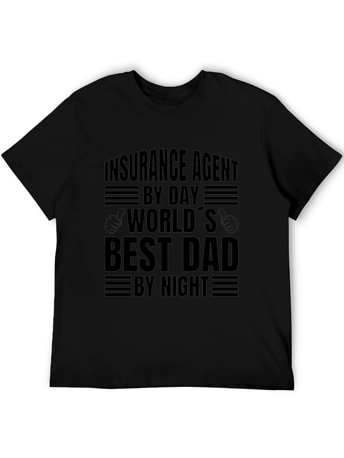 Insurance Agent Dad T-Shirt - Best Dad By Night!