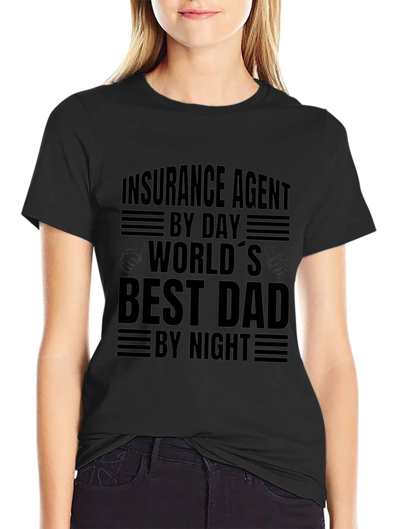 Insurance Agent Dad T-Shirt - Best Dad By Night!