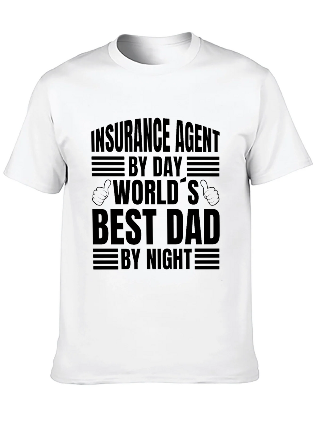 Insurance Agent Dad T-Shirt - Best Dad By Night!