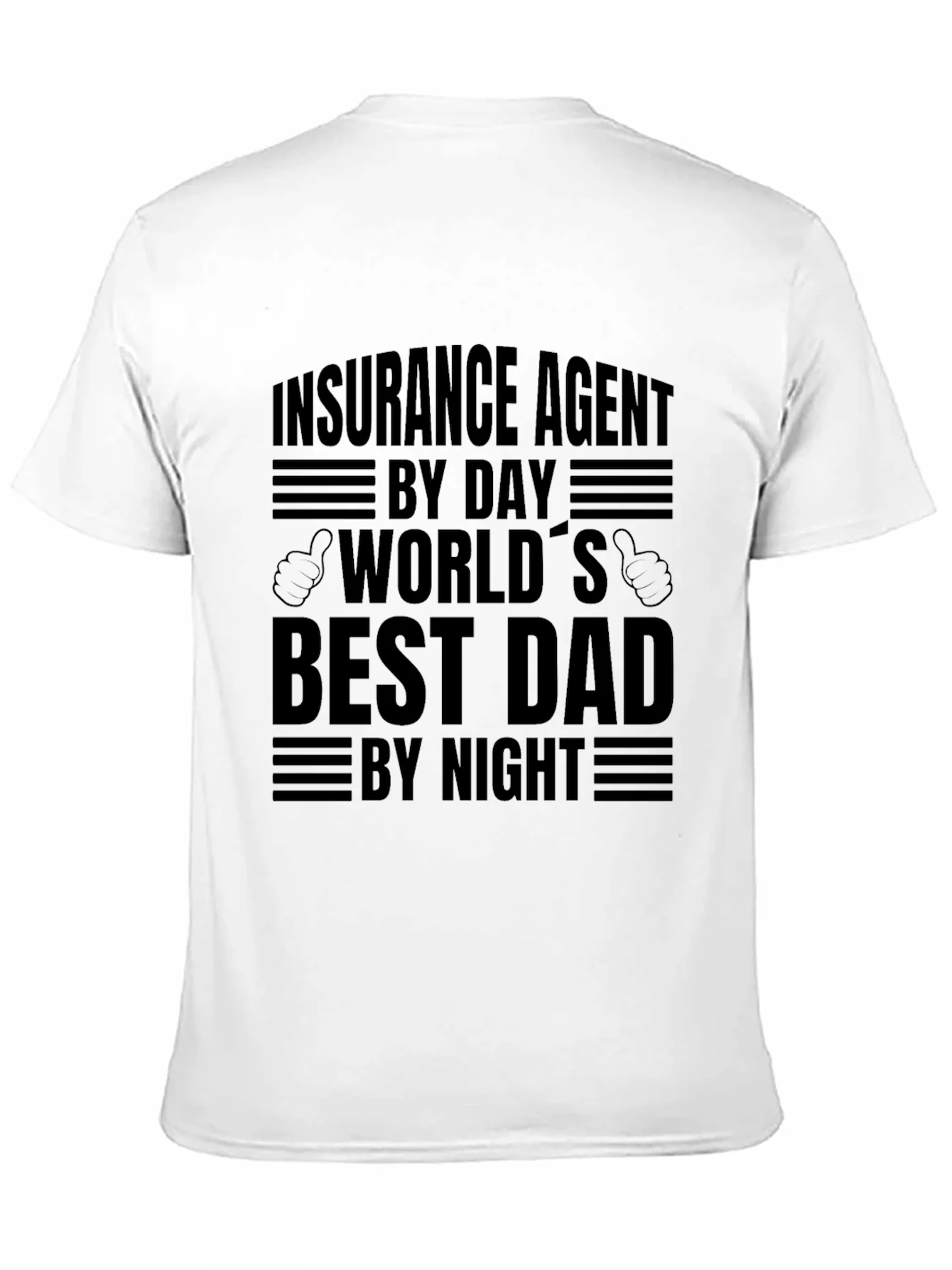 Insurance Agent Dad T-Shirt - Best Dad By Night!