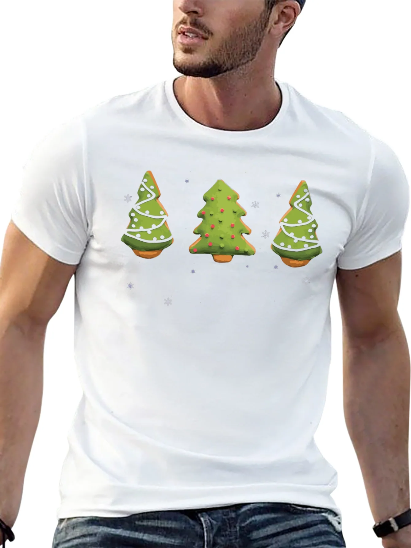 Festive Christmas Tree Cookie T-Shirt