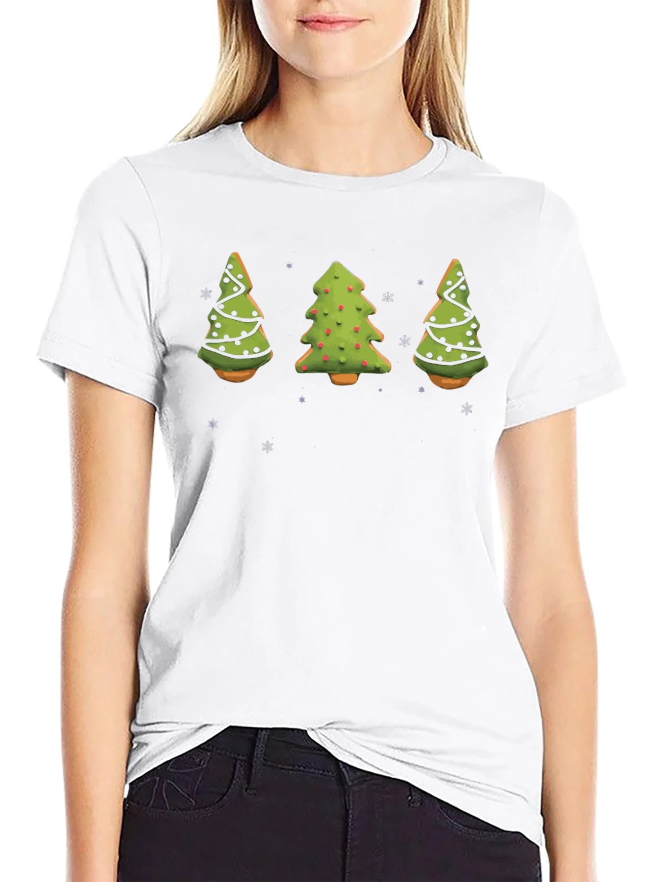 Festive Christmas Tree Cookie T-Shirt