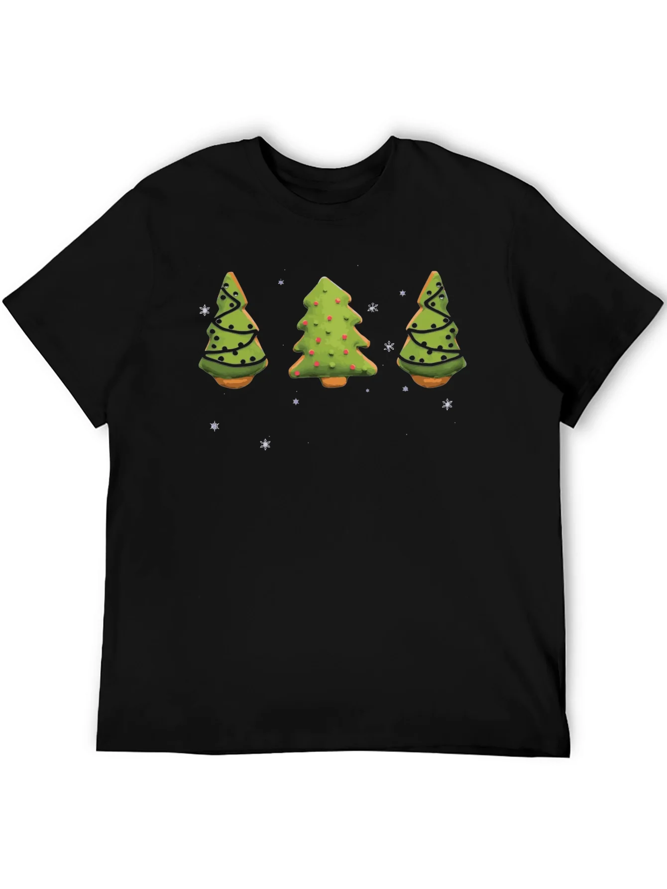Festive Christmas Tree Cookie T-Shirt