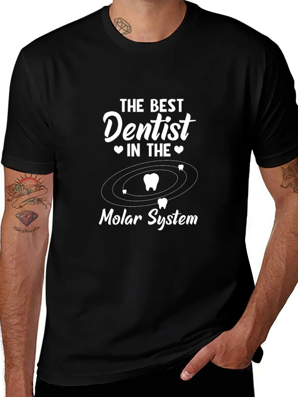 Best Dentist Molar System T-Shirt - Dental Humor