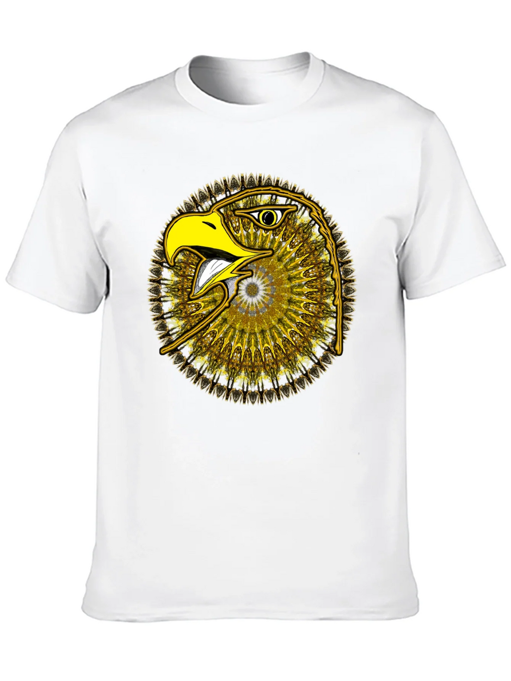Eagle Mandala Graphic Tee - Stylish Black T-Shirt