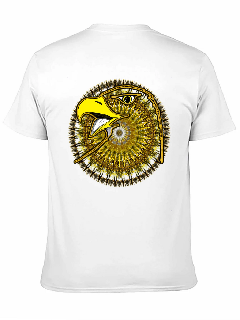 Eagle Mandala Graphic Tee - Stylish Black T-Shirt