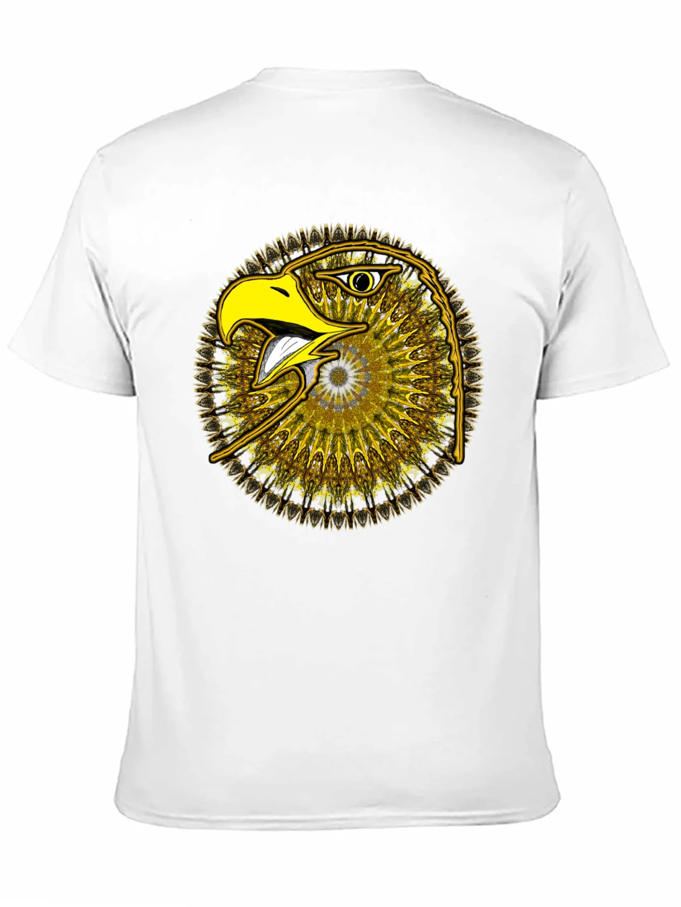 Eagle Mandala Graphic Tee - Stylish Black T-Shirt