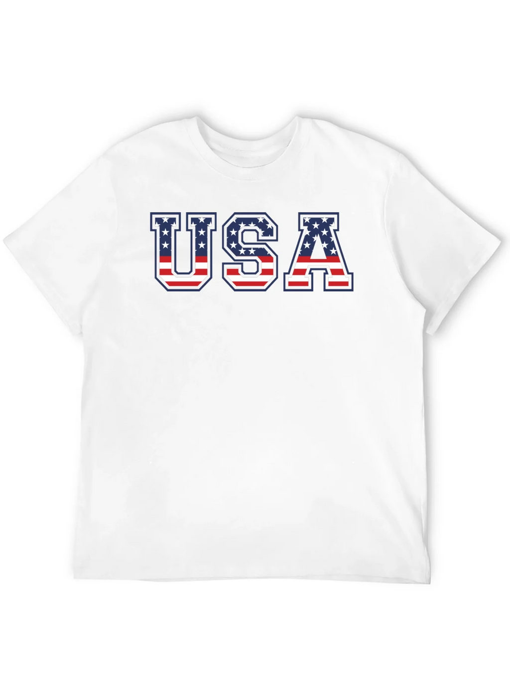 USA American Flag Patriotic Graphic T-Shirt