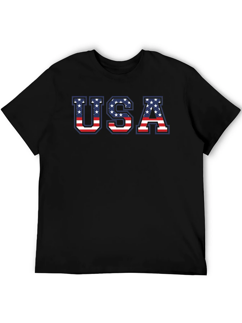 USA American Flag Patriotic Graphic T-Shirt