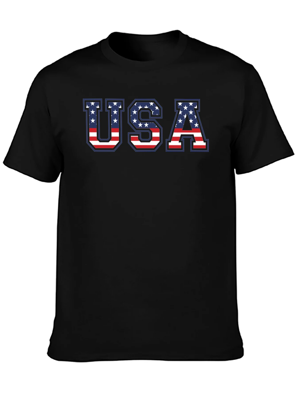 USA American Flag Patriotic Graphic T-Shirt